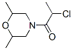 115840-37-4,Morpholine, 4-(2-chloro-1-oxopropyl)-2,6-dimethyl- (9CI)