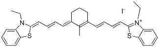 115920-77-9,3-ETHYL-2-[(1E,3E)-4-(3-((E,2E)-4-[3-ETHYL-1,3-BENZOTHIAZOL-2(3H)-YLIDENE]-2-BUTENYLIDENE)-2-METHYL-1-CYCLOHEXEN-1-YL)-1,3-BUTADIENYL]-1,3-BENZOTHIAZOL-3-IUM IODIDE