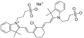 115970-63-3,3H-INDOLIUM, 2-[2-[2-CHLORO-3-[[1,3-DIHYDRO-3,3-DIMETHYL-1-(3-SULFOPROPYL)-2H-INDOL-2-YLIDENE]ETHYLIDENE]-1-CYCLOHEXEN-1-YL]ETHENYL]-3,3-DIMETHYL-1-(3-SULFOPROPYL)-, INNER SALT, SODIUM SALT