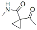 116195-49-4,Cyclopropanecarboxamide, 1-acetyl-N-methyl- (9CI)