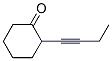 116373-17-2,Cyclohexanone, 2-(1-butynyl)- (9CI)