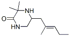 116595-00-7,Piperazinone, 3,3-dimethyl-5-(2-methyl-2-pentenyl)- (9CI)