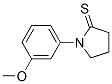 116614-76-7,2-Pyrrolidinethione,  1-(3-methoxyphenyl)-