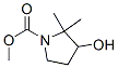 116700-18-6,1-Pyrrolidinecarboxylic  acid,  3-hydroxy-2,2-dimethyl-,  methyl  ester
