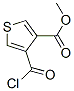 116722-20-4,3-Thiophenecarboxylic acid, 4-(chlorocarbonyl)-, methyl ester (9CI)