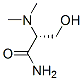 116833-21-7,Propanamide, 2-(dimethylamino)-3-hydroxy-, (R)- (9CI)