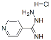 116954-73-5,4-Pyridinecarboximidic acid, hydrazide HCl