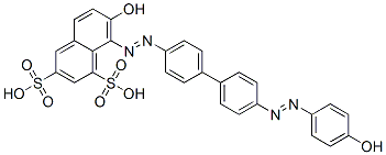 117-33-9,7-hydroxy-8-[[4'-[(4-hydroxyphenyl)azo][1,1'-biphenyl]-4-yl]azo]naphthalene-1,3-disulphonic acid