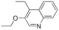 117125-18-5,Quinoline, 3-ethoxy-4-ethyl- (9CI)