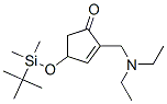 117254-07-6,4-TERT-BUTYLDIMETHYLSILYLOXY-2-DIETHYLAMINOMETHYL-2-CYCLOPENTENE-1-ONE