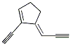 117286-09-6,Cyclopentene, 1-ethynyl-5-(2-propynylidene)- (9CI)