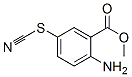117324-16-0,Benzoic acid, 2-amino-5-thiocyanato-, methyl ester (9CI)