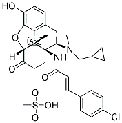 117332-69-1,14B-(P-CHLOROCINNAMOYLAMINO)-7,8-DIHYDRO-N-CYCLOPROPYLMETHYLMORPHINONE MESYLATE