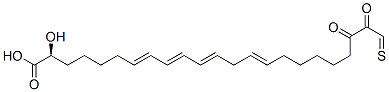 117675-20-4,5S-HYDROXY-6R-(S-(2-OXO-3-THIOPROPIONYL))-7E,9E,11Z,14Z-EICOSATETRAENOIC ACID