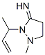 117767-34-7,3-Pyrazolidinimine,  1-methyl-2-(1-methyl-2-propenyl)-  (9CI)
