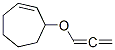 118616-35-6,Cycloheptene, 3-(1,2-propadienyloxy)- (9CI)
