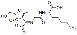 118665-37-5,L-threo-3-Hexulosonic  acid,  2-[[2-[(5-amino-1-carboxypentyl)amino]-2-oxoethyl]imino]-2-deoxy-,  -gamma--lactone,  (S)-  (9CI)