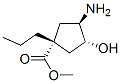118755-59-2,Cyclopentanecarboxylic acid, 3-amino-4-hydroxy-1-propyl-, methyl ester, (1alpha,3beta,4alpha)- (9CI)