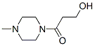118779-37-6,Piperazine, 1-(3-hydroxy-1-oxopropyl)-4-methyl- (9CI)