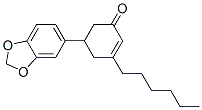 119-89-1,5-benzo[1,3]dioxol-5-yl-3-hexyl-cyclohex-2-en-1-one