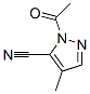 1196-15-2,Pyrazole-5-carbonitrile, 1-acetyl-4-methyl- (7CI,8CI)