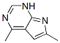 119707-35-6,1H-Pyrrolo[2,3-d]pyrimidine, 4,6-dimethyl- (9CI)
