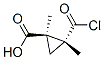 119908-77-9,Cyclopropanecarboxylic acid, 2-(chlorocarbonyl)-1,2-dimethyl-, cis- (9CI)