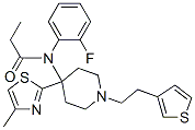 120072-08-4,N-(2-fluorophenyl)-N-[4-(4-methyl-1,3-thiazol-2-yl)-1-(2-thiophen-3-yl ethyl)-4-piperidyl]propanamide