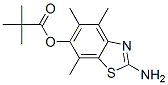 120164-19-4,Propanoic  acid,  2,2-dimethyl-,  2-amino-4,5,7-trimethyl-6-benzothiazolyl  ester