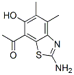 120164-27-4,Ethanone,  1-(2-amino-6-hydroxy-4,5-dimethyl-7-benzothiazolyl)-