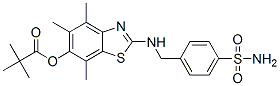 120164-88-7,Propanoic  acid,  2,2-dimethyl-,  2-[[[4-(aminosulfonyl)phenyl]methyl]amino]-4,5,7-trimethyl-6-benzothiazolyl  ester
