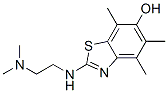 120199-37-3,6-Benzothiazolol,  2-[[2-(dimethylamino)ethyl]amino]-4,5,7-trimethyl-