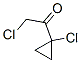 120983-72-4,Ethanone, 2-chloro-1-(1-chlorocyclopropyl)- (9CI)