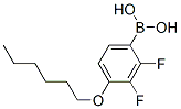 121219-20-3,2,3-DIFLUORO-4-(N-HEXYLOXY)PHENYLBORONIC ACID