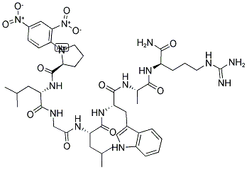 121282-17-5,DNP-PRO-LEU-GLY-LEU-TRP-ALA-D-ARG-NH2