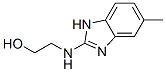 121477-75-6,Ethanol, 2-[(5-methyl-1H-benzimidazol-2-yl)amino]- (9CI)
