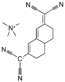 121477-87-0,METHANAMINIUM, N,N,N-TRIMETHYL-, SALT WITH [7-(DICYANOMETHYLENE)-3,4,4A,5,6,7-HEXAHYDRO-2-NAPHTHALENYL]PROPANEDINITRILE (1:1)