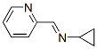 121532-31-8,Cyclopropanamine, N-(2-pyridinylmethylene)- (9CI)