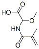 121627-27-8,Acetic  acid,  methoxy[(2-methyl-1-oxo-2-propenyl)amino]-  (9CI)