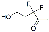 121749-56-2,2-Pentanone, 3,3-difluoro-5-hydroxy- (9CI)