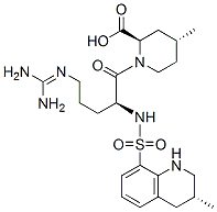 121785-71-5,(2R,4R)-1-[(2S)-5-(diaminomethylideneamino)-2-[[(3R)-3-methyl-1,2,3,4-tetrahydroquinolin-8-yl]sulfonylamino]pentanoyl]-4-methyl-piperidine-2-carboxylic acid