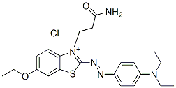 12221-38-4,3-(3-amino-3-oxopropyl)-2-[[4-(diethylamino)phenyl]azo]-6-ethoxybenzothiazolium chloride