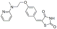 122320-74-5,5-[4-[2-[N-Methyl-N-(2-pyridinyl)amino]ethoxy]benzylidene]-2,4-thiazolidinedione