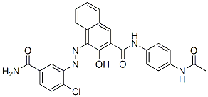 12236-64-5,N-[4-(acetylamino)phenyl]-4-[[5-(aminocarbonyl)-2-chlorophenyl]azo]-3-hydroxynaphthalene-2-carboxamide