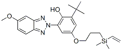 122430-79-9,2-TERT-BUTYL-4-[3-(DIMETHYLVINYLSILANYL)PROPOXY]-6-(5-METHOXYBENZOTRIAZOL-2-YL)-PHENOL