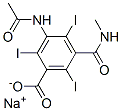 1225-20-3,sodium 3-(acetylamino)-2,4,6-triiodo-5-[(methylamino)carbonyl]benzoate