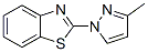 122500-79-2,Benzothiazole, 2-(3-methyl-1H-pyrazol-1-yl)- (9CI)