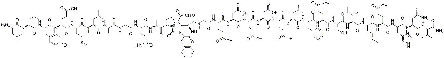 122613-29-0,H-LEU-LEU-TYR-GLU-MET-LEU-ALA-GLY-GLN-ALA-PRO-PHE-GLU-GLY-GLU-ASP-GLU-ASP-GLU-LEU-PHE-GLN-SER-ILE-MET-GLU-HIS-ASN-VAL-NH2