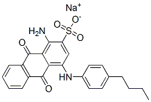 12269-82-8,sodium 1-amino-4-[(4-butylphenyl)amino]-9,10-dihydro-9,10-dioxoanthracene-2-sulphonate