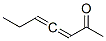122711-85-7,3,4-Heptadien-2-one (9CI)